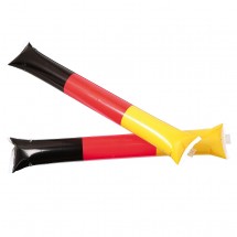 Klopfschlauch Sticks, schwarz/rot/gelb